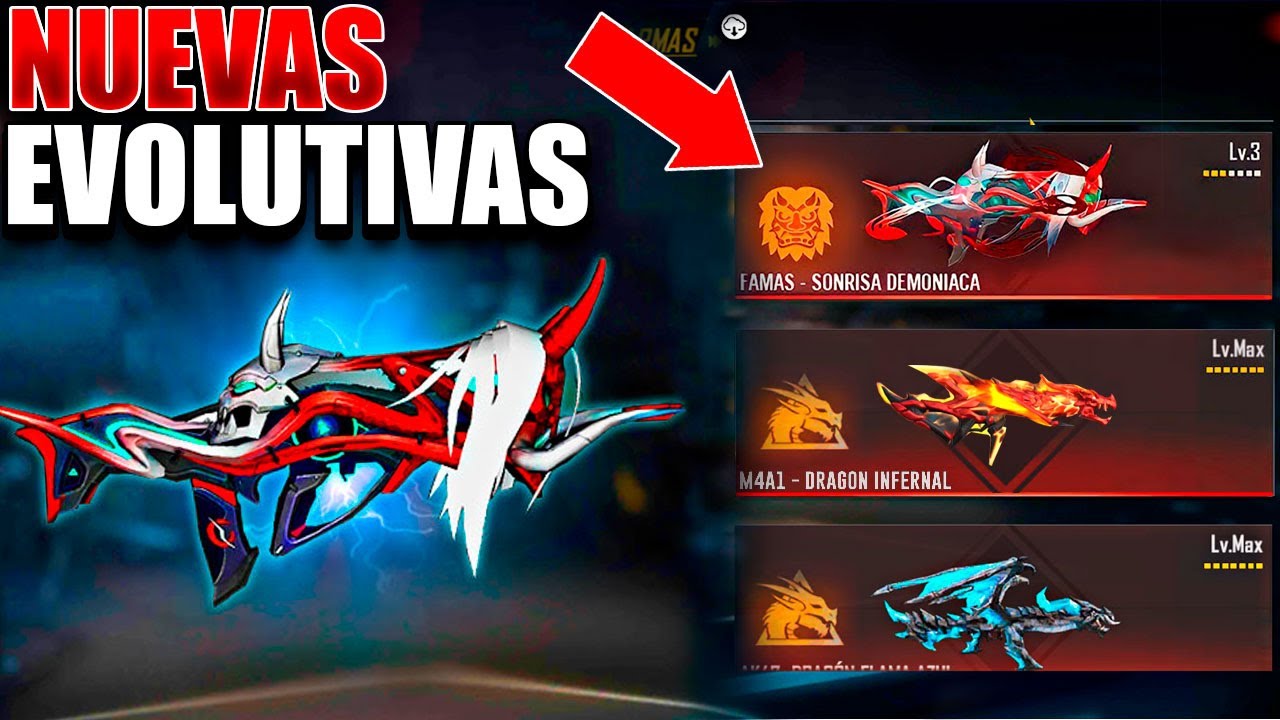 existe un generador de armas evolutivas para free fire que funcione guia actualizada