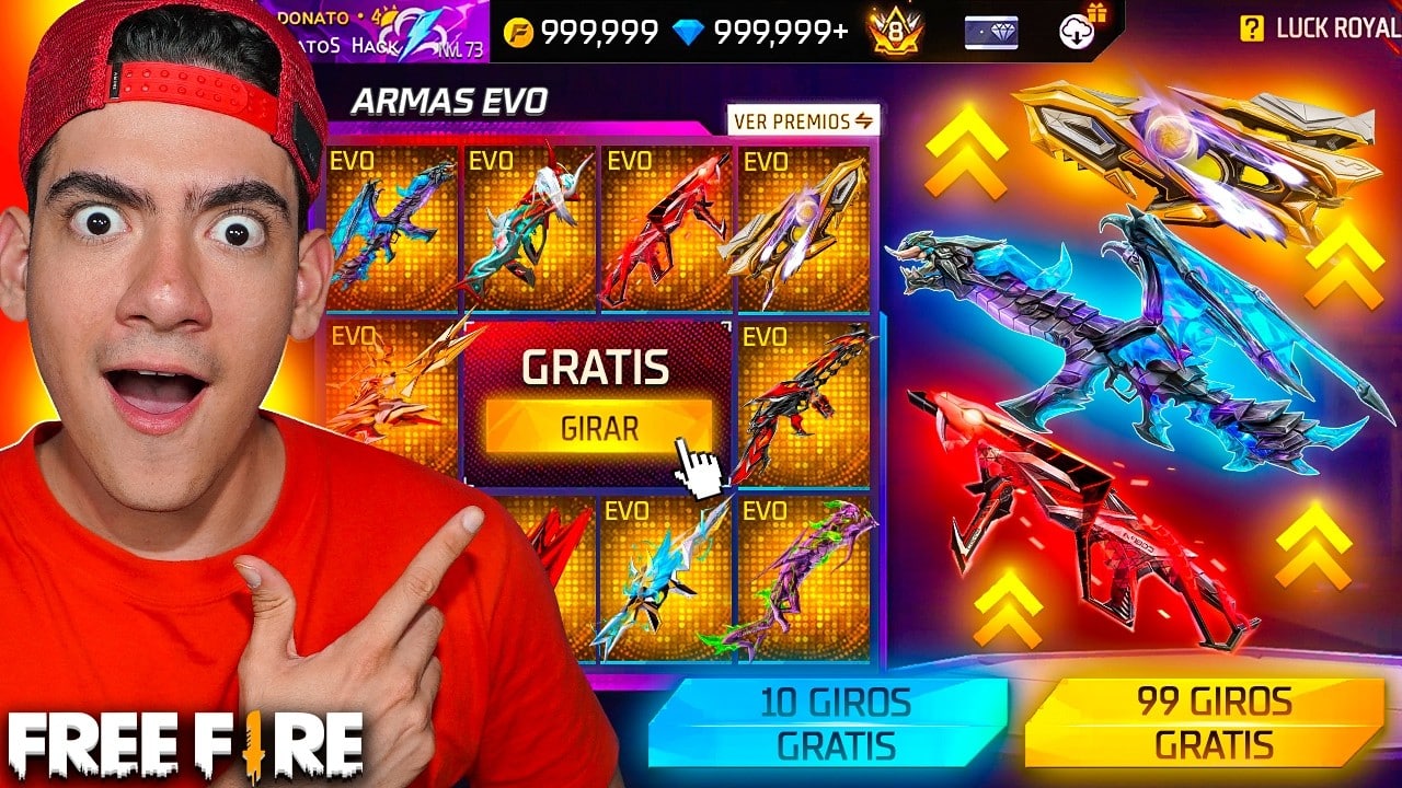 que son las armas evolutivas en free fire